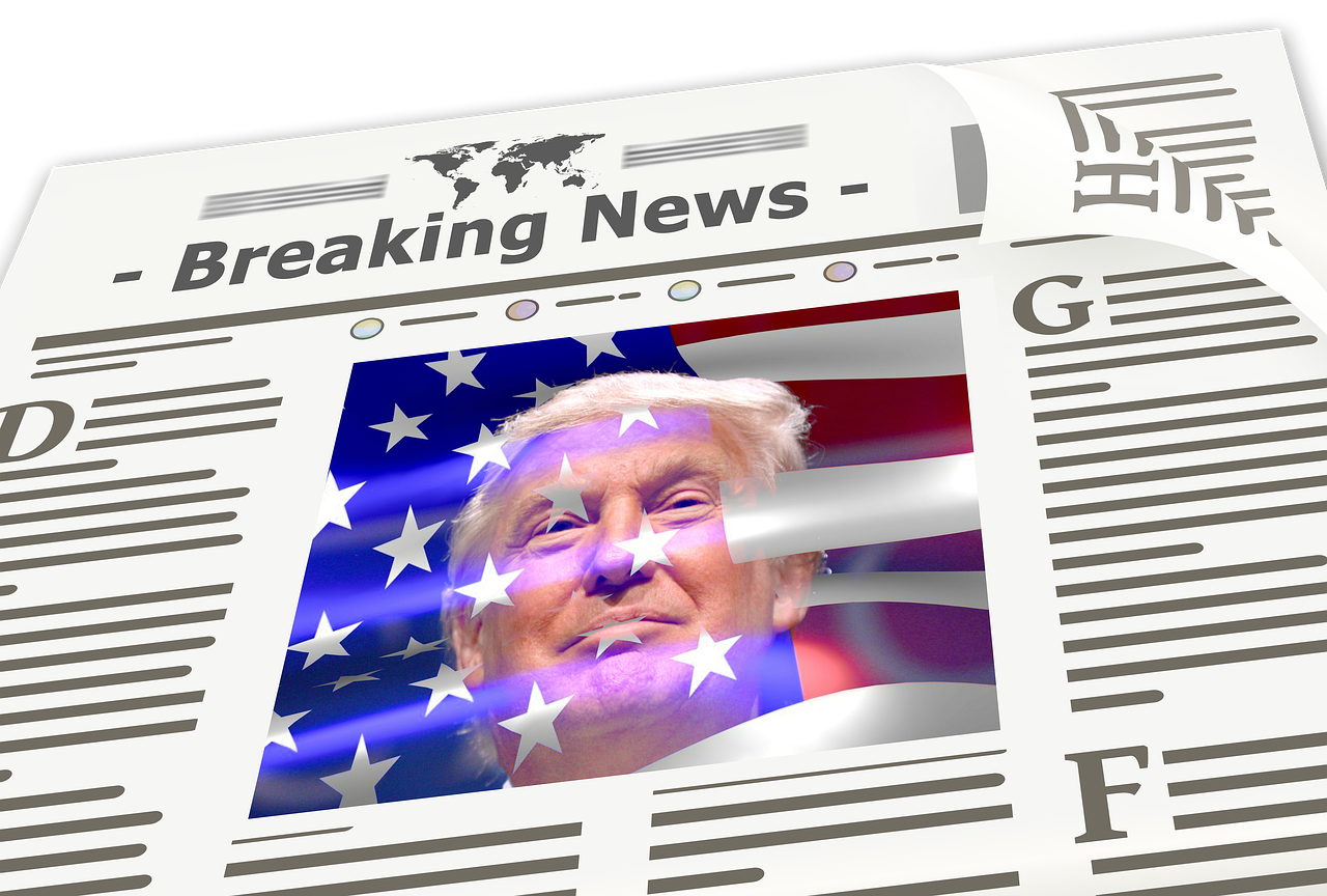 Laikraštis, Žinios, Trumpas, Donaldas, Usa, Prezidentas, Baltas Namas, Naujas, Įvykiai, Klausimas