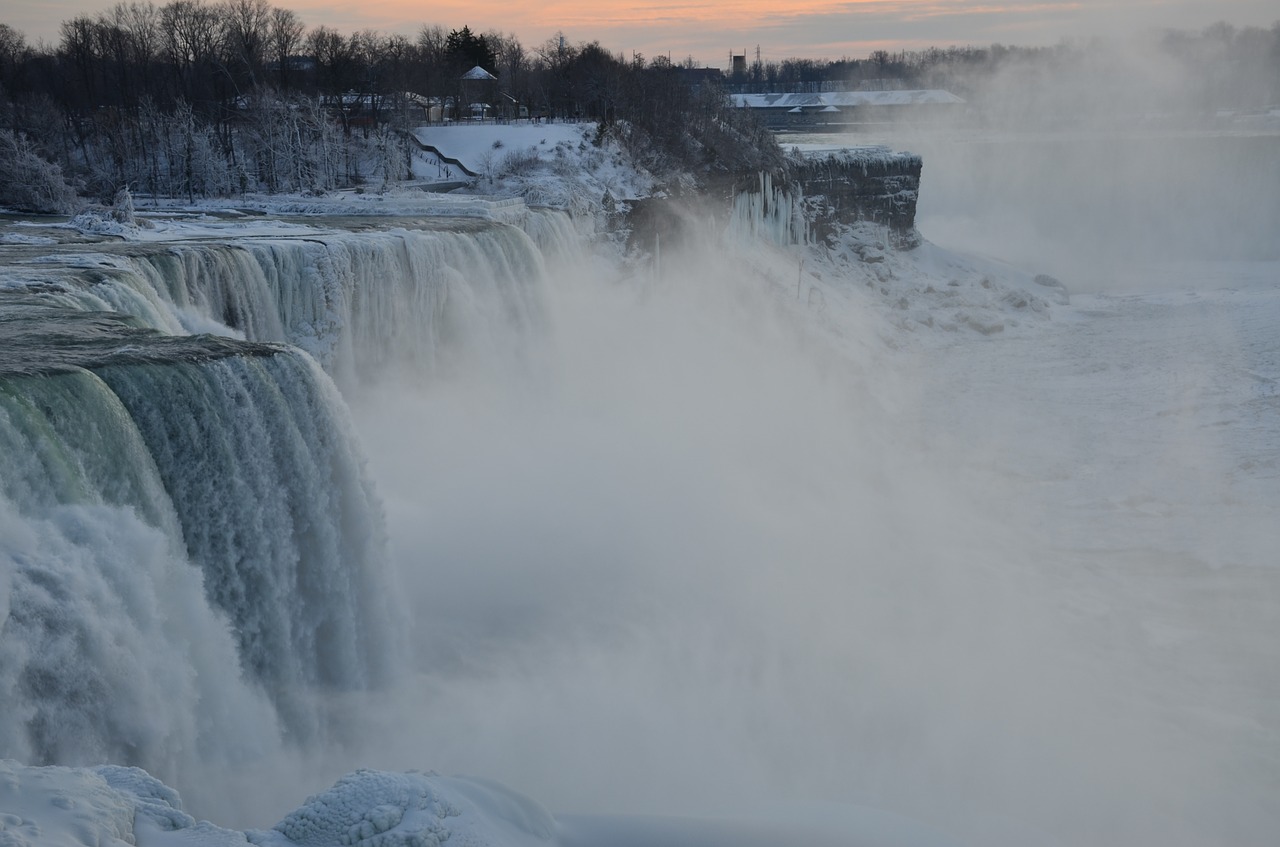 Niagara, Žiema, Sniegas, Krioklys, Sušaldyta, Niagaros Krioklys, Nemokamos Nuotraukos,  Nemokama Licenzija