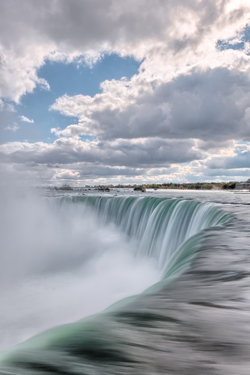 Niagara, Kritimo, Kanada, Krioklys, Vanduo, Ontarijas, Vaizdingas, Turistinis, Niagaros Krioklys, Orientyras