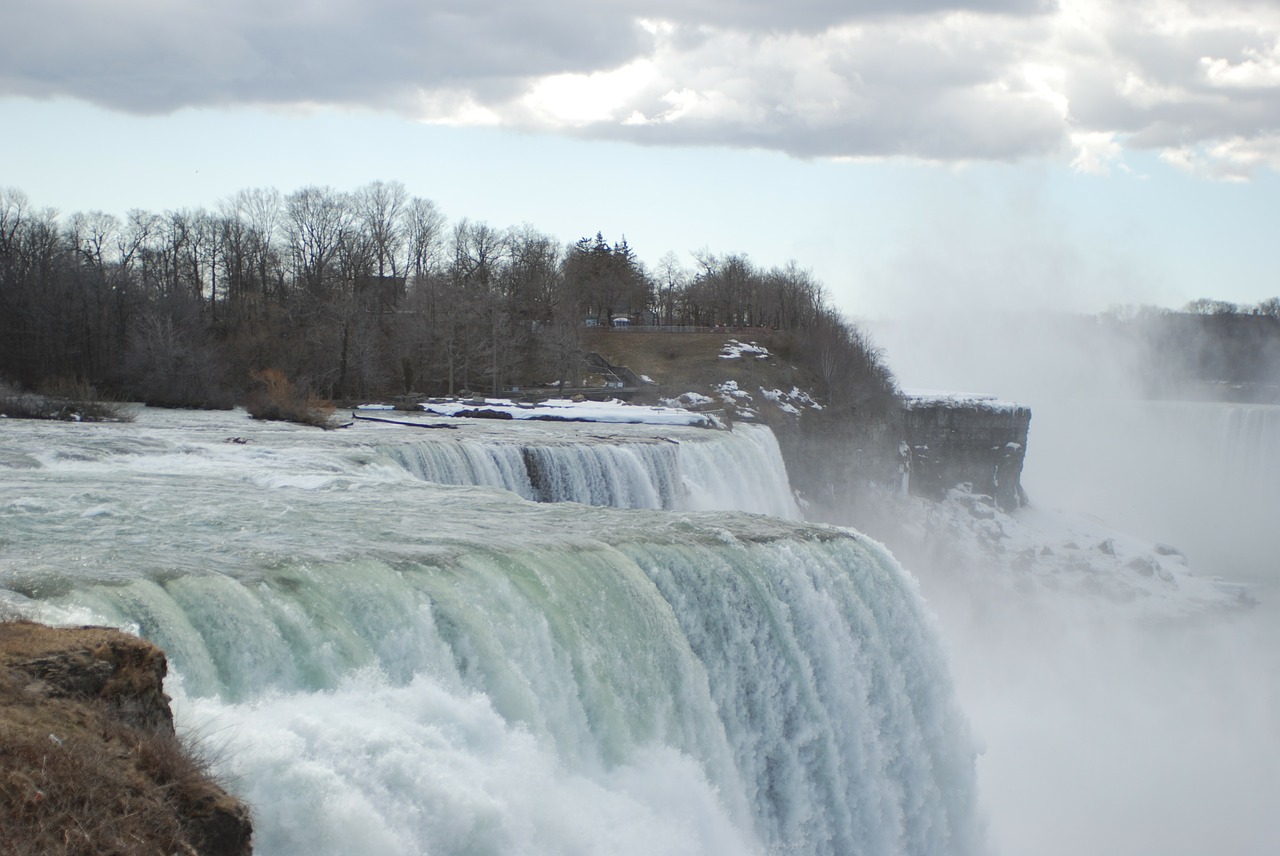 Niagara, Vanduo Patenka, Peizažas, Ontarijas, Teka, Lauke, Galia, Slenksčiai, Migla, Vaizdingas