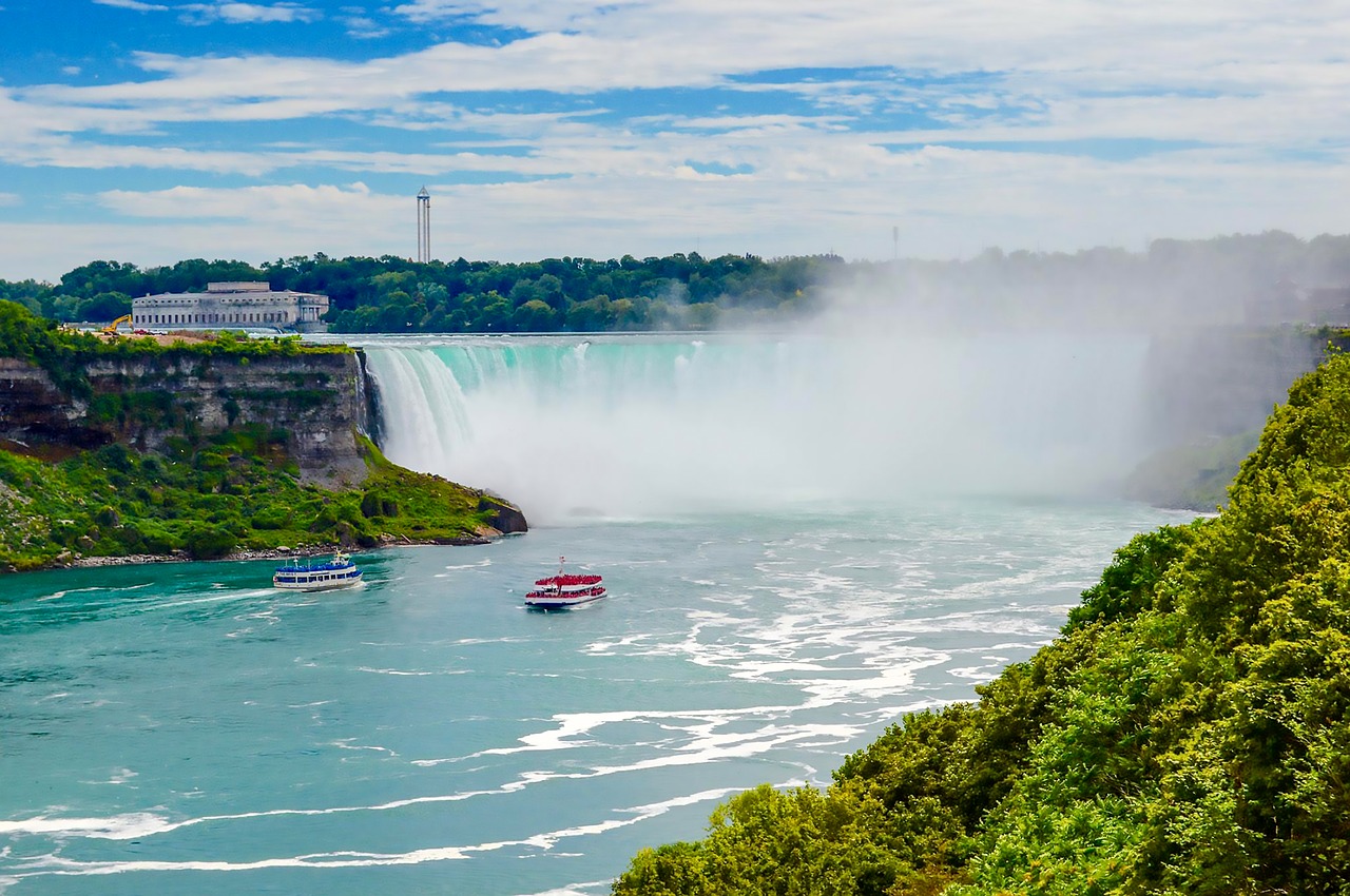 Niagara, Niagaros Krioklys, Kanada, Krioklys, Vanduo, Gamta, Kritimo, Migla, Ontarijas, Kraštovaizdis