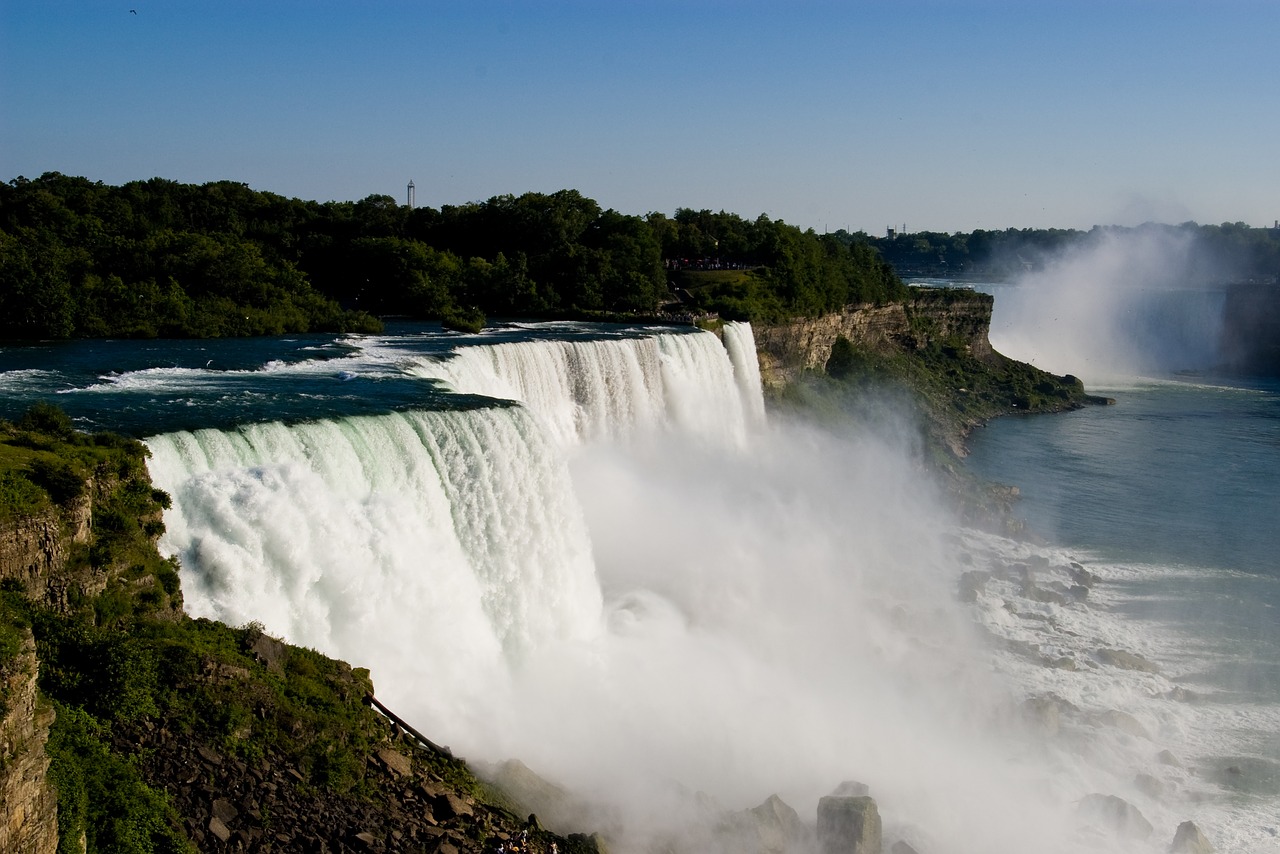 Niagara, Kritimo, Gamta, Upė, Vanduo, Kraštovaizdis, Migla, Turizmas, Kelionė, Natūralus