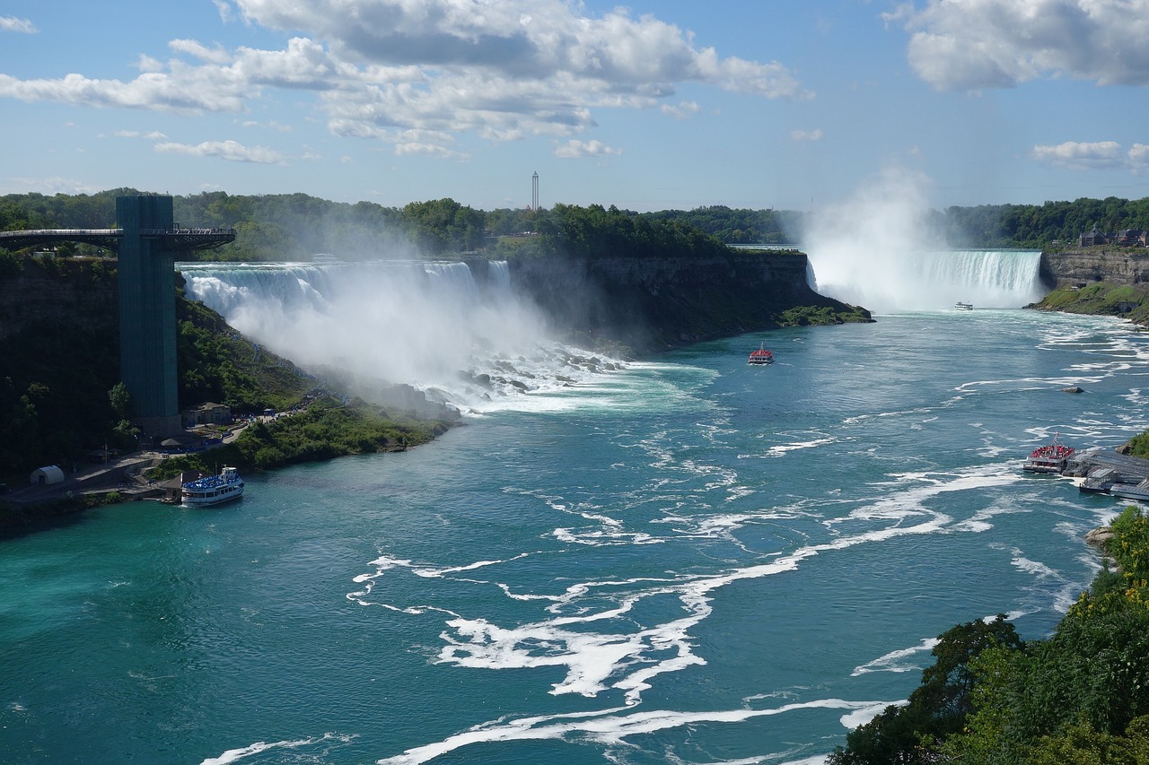 Niagara, Krioklys, Niagaros Krioklys, Niagaros Krioklys, Kriokliai, Kanada, Purkšti, Vanduo, Niagara If, Kelionės Tikslas