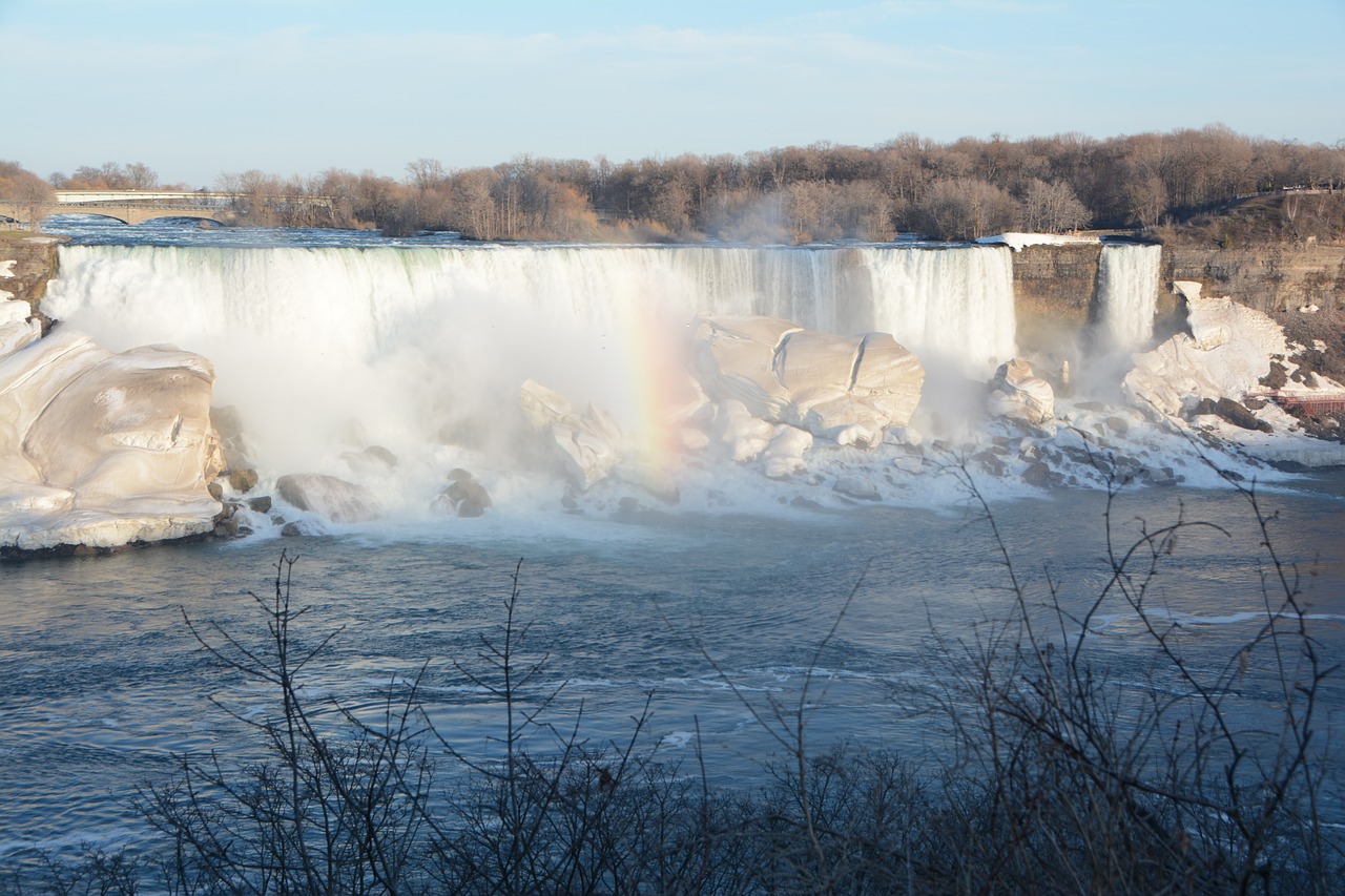 Niagaros Krioklys, Sniegas, Ledas, Žiema, Krioklys, Ontarijas, Nemokamos Nuotraukos,  Nemokama Licenzija