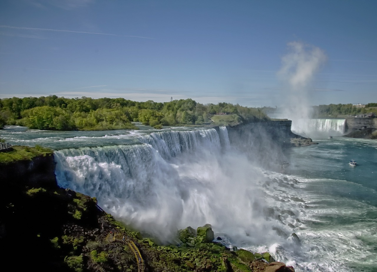 Niagaros Krioklys, Medžiai, Vanduo, Krioklys, Orientyras, Žinomas, Kaskadinis Vanduo, Upė, Paskirties Vietos, Kraštovaizdis