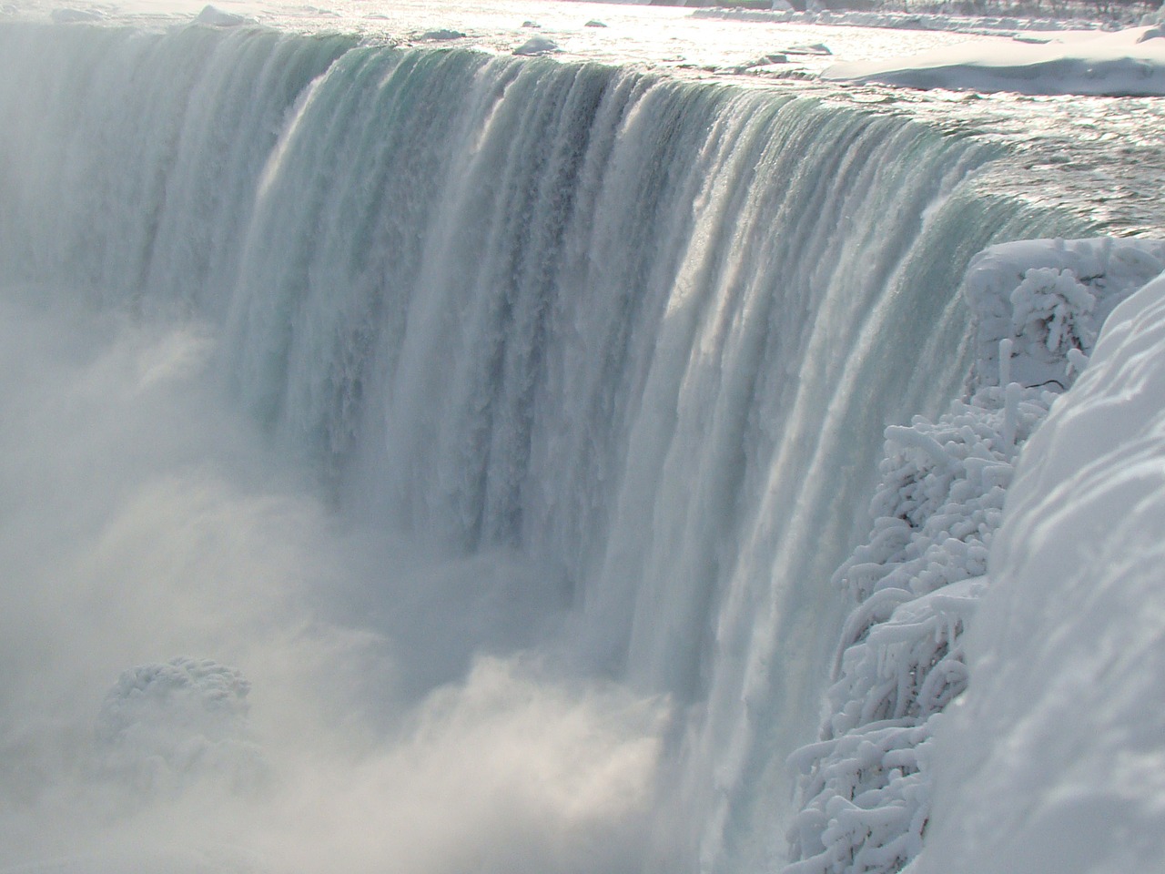 Niagara Ežere, Žiema, Kanada, Nemokamos Nuotraukos,  Nemokama Licenzija