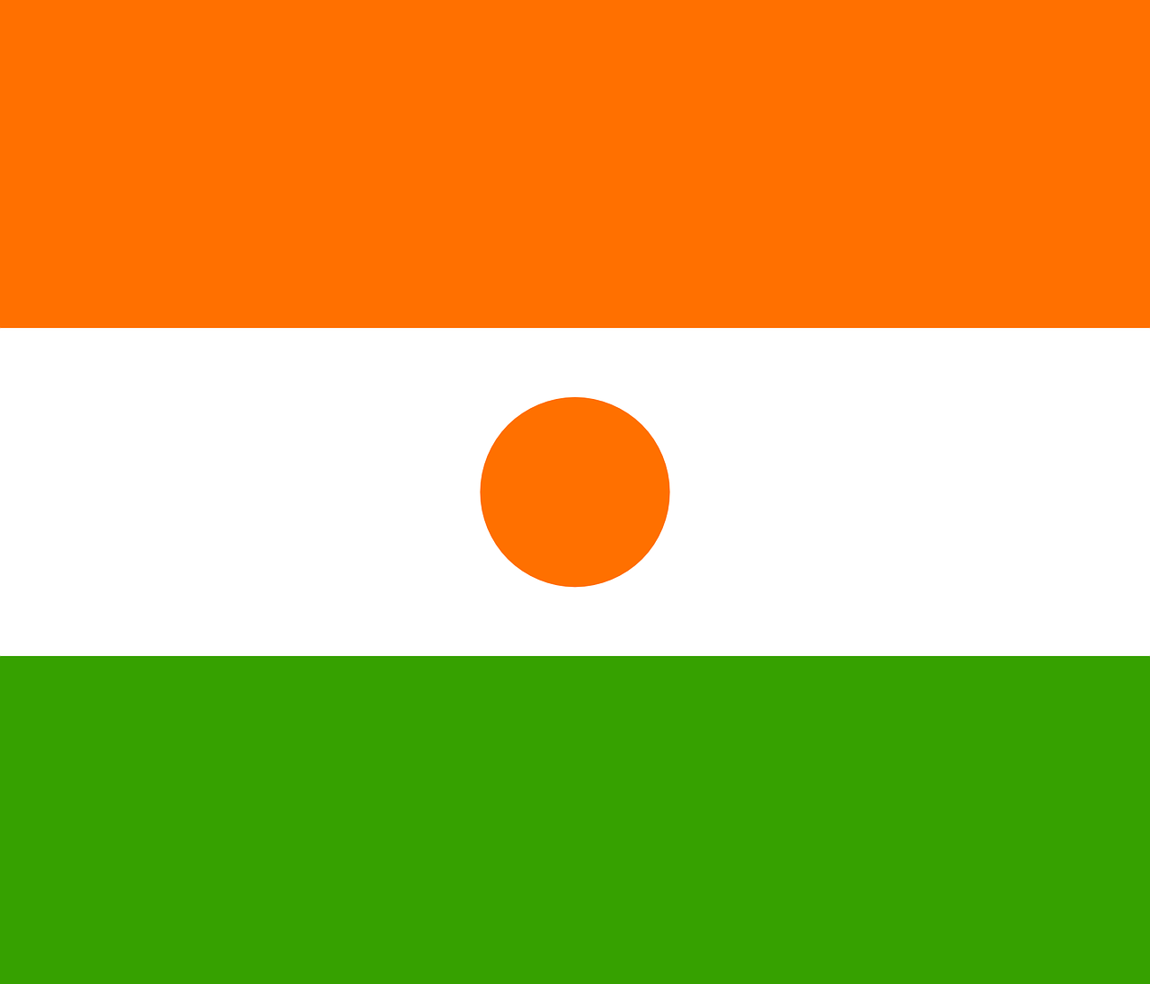 Niger, Vėliava, Nacionalinis, Šalis, Simbolis, Tauta, Ženklas, Simboliai, Afrika, Nemokama Vektorinė Grafika