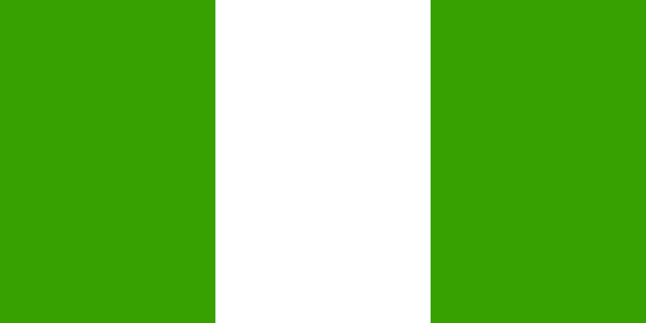 Nigerija, Vėliava, Nacionalinis, Simbolis, Šalis, Tauta, Ženklai, Simboliai, Afrika, Nemokama Vektorinė Grafika