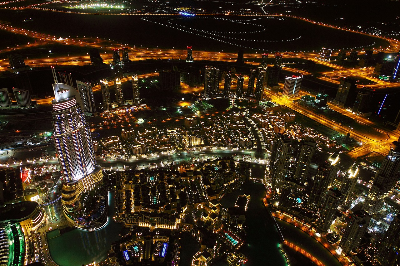 Naktis, Dubai, Vaizdas, Nemokamos Nuotraukos,  Nemokama Licenzija