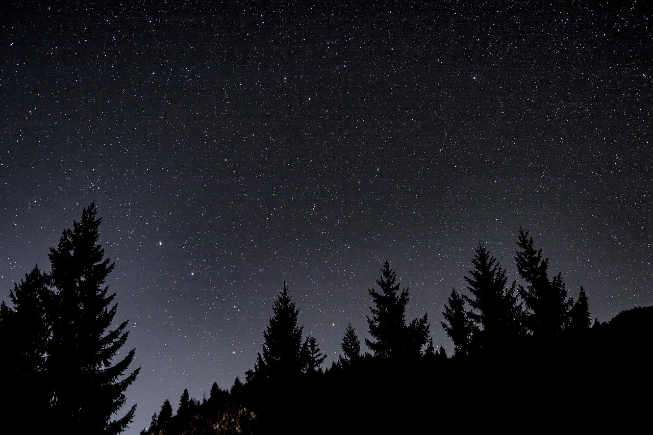 Naktis, Žvaigždė, Žvaigždėtas Dangus, Naktinis Dangus, Dangus, Labos Nakties, Ilga Ekspozicija, Tamsi, Žvaigždutė, Naktinė Fotografija