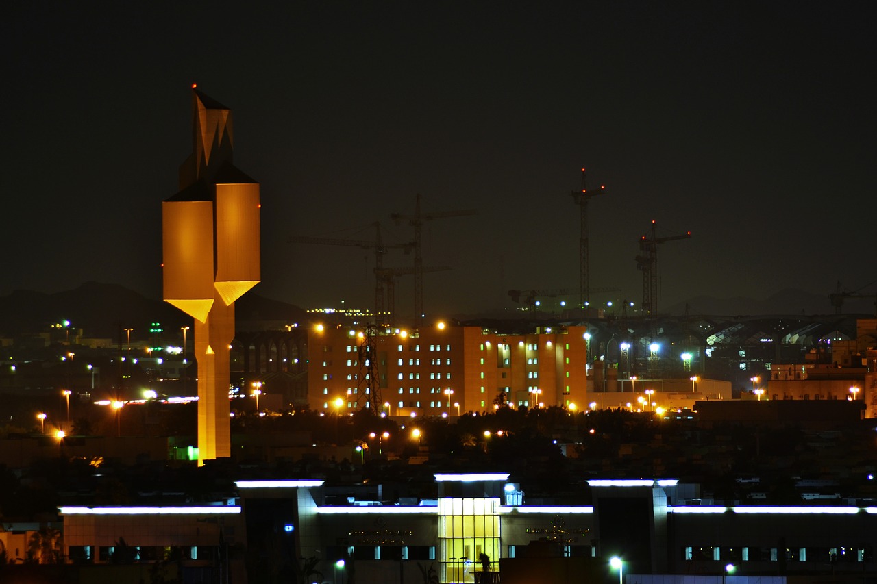 Naktis, Vaizdas, Jeddah, Nemokamos Nuotraukos,  Nemokama Licenzija