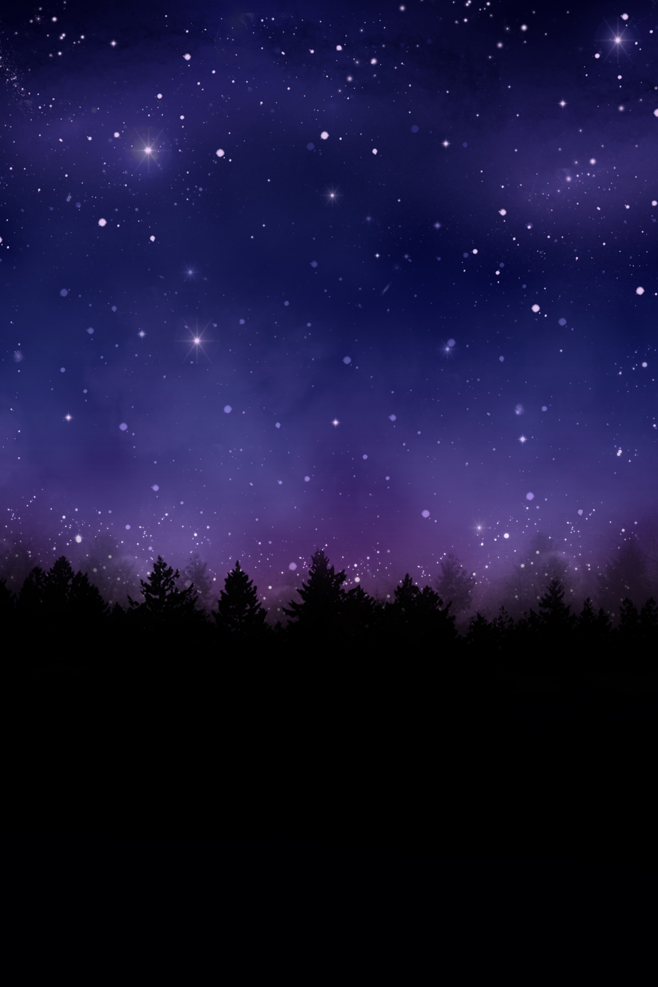 Naktis,  Žvaigždės,  Dangus,  Miškas,  Pušis,  Naktis & Nbsp,  Dangus,  Gilus & Nbsp,  Naktis,  Miško & Nbsp