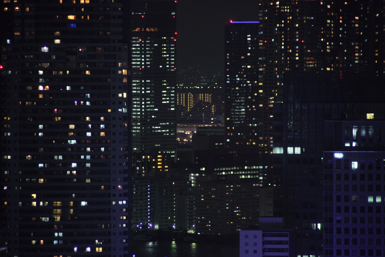 Naktinis Vaizdas, Tokyo, Miestas, Pastatas, Dangoraižis, Nemokamos Nuotraukos,  Nemokama Licenzija