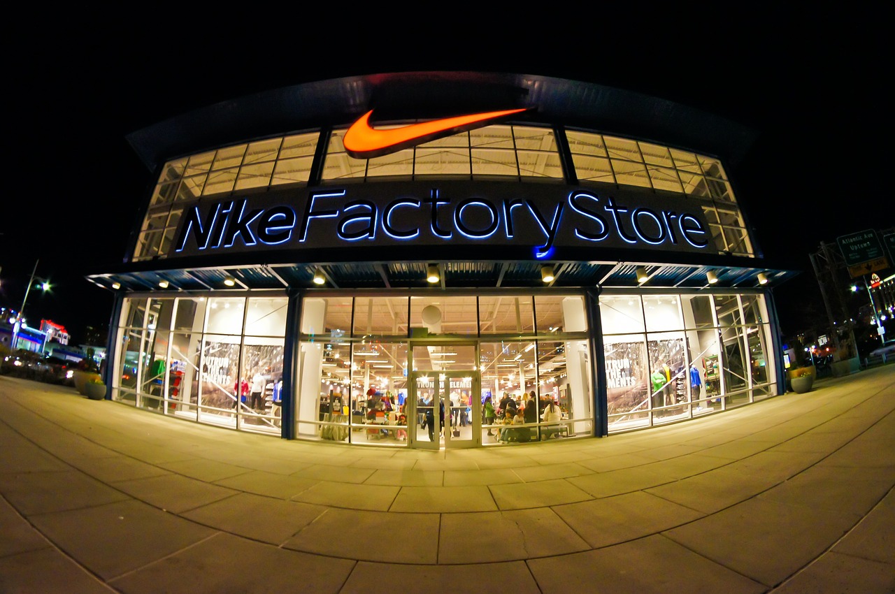 Nike, Atlanto Miestas, Apsipirkimas, Fisheye, Parduotuvė, Miestas, Miesto, Usa, Laikyti, Nemokamos Nuotraukos