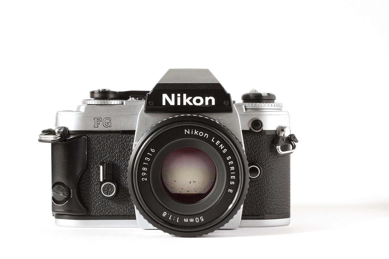Nikon, Analogas, Fotoaparatas, Senoji Kamera, Nuotrauka, Vintage, Objektyvas, Retro, Fotografija, Filmas