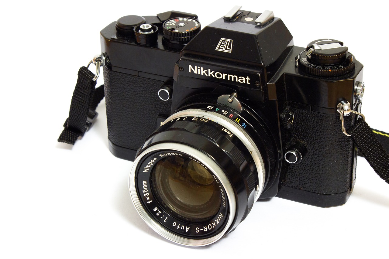 Nikon, Analogas, Fotoaparatas, Nikkormat, Senoji Kamera, Nuotrauka, Vintage, Objektyvas, Retro, Fotografija
