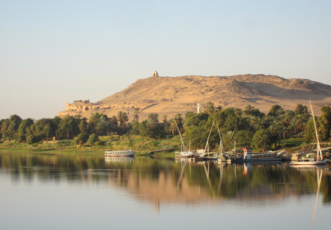 Nilo Upė, Nile, Riverside, Upė, Dykuma, Egiptas, Sahara, Nemokamos Nuotraukos,  Nemokama Licenzija
