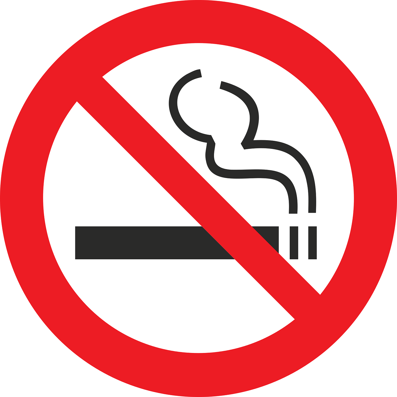 Nerūkyti, Ženklas, Draudžiama, Draudžiama, Nemokama Vektorinė Grafika, Nemokamos Nuotraukos,  Nemokama Licenzija