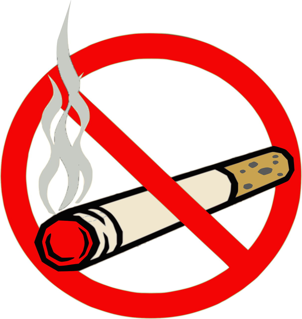 Nerūkyti, Draudimas, Cigaretės, Rūkymas, Draudžiama, Draudžiama, Neleidžiama, Ženklas, Dūmai, Nemokama Vektorinė Grafika
