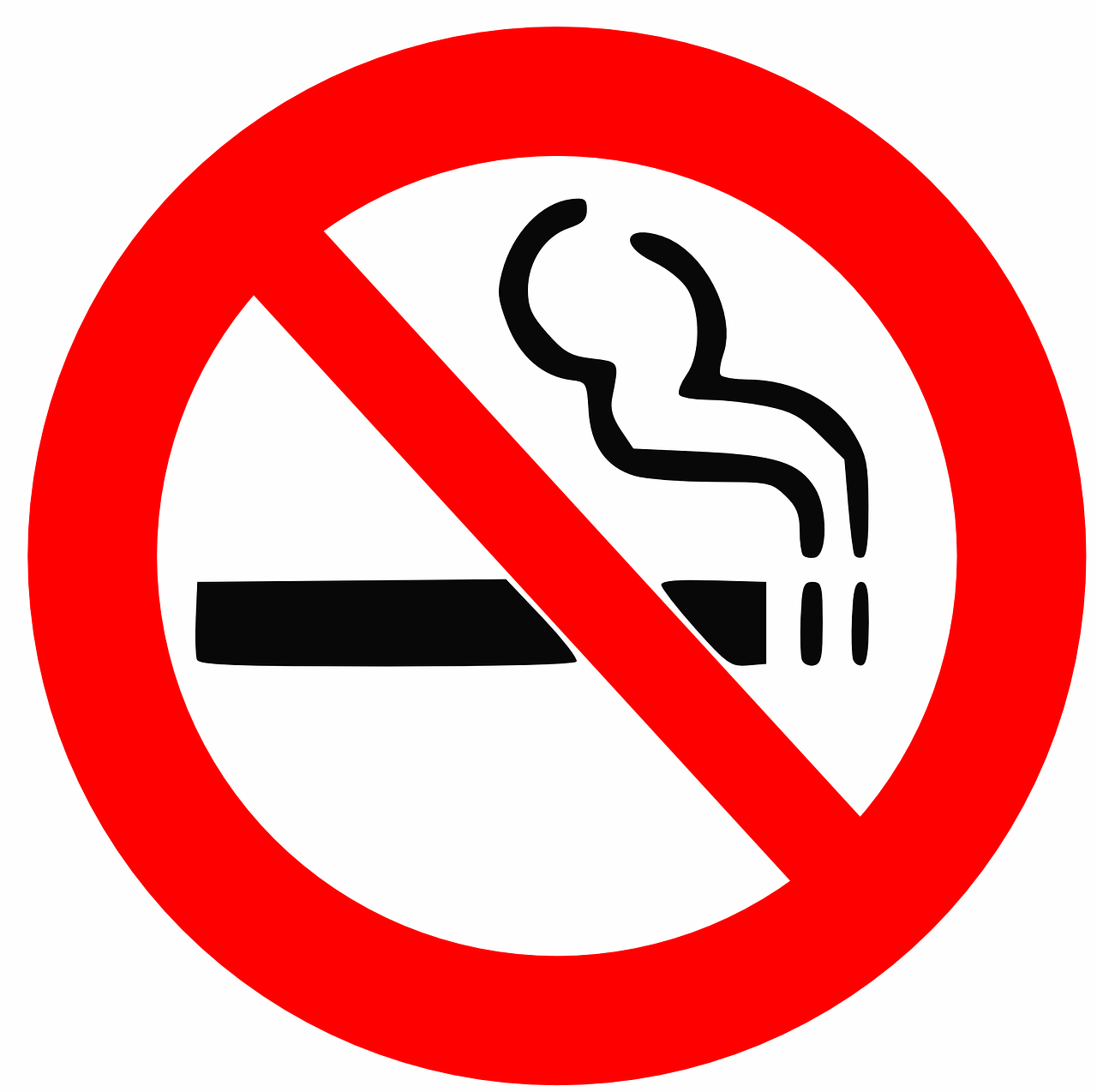 Nerūkyti, Ženklas, Cigaretės, Draudžiama, Rūkymas, Sustabdyti, Draudžiama, Neleidžiama, Simbolis, Piktograma