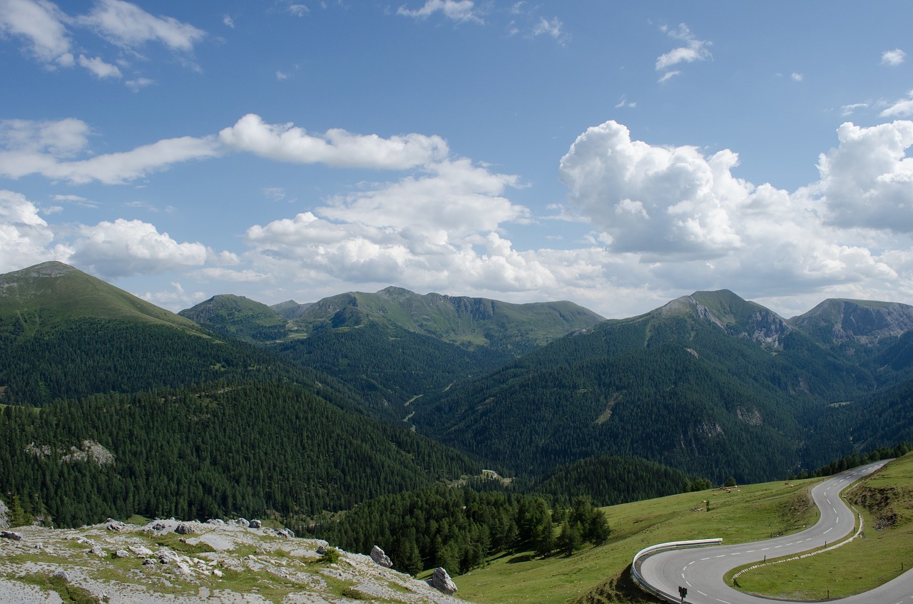 Nockalm Kelių,  Kalnai,  Atostogos,  Kraštovaizdis,  Pobūdį,  Dangus,  Vasara,  Panorama,  Žygiai,  Debesys