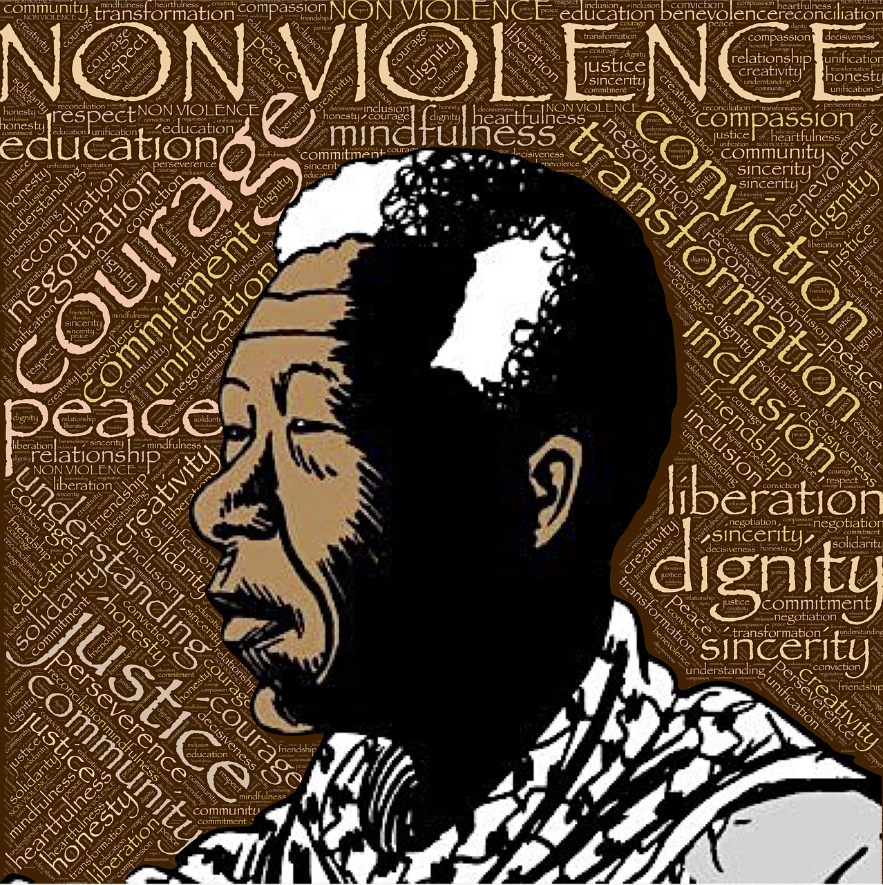 Smurtas, Taika, Transformacija, Vadovavimas, Įkvėpimas, Simbolis, Nelsonas Mandela, Pilietines Teises, Koncepcijos Ir Idėjos, Orumas