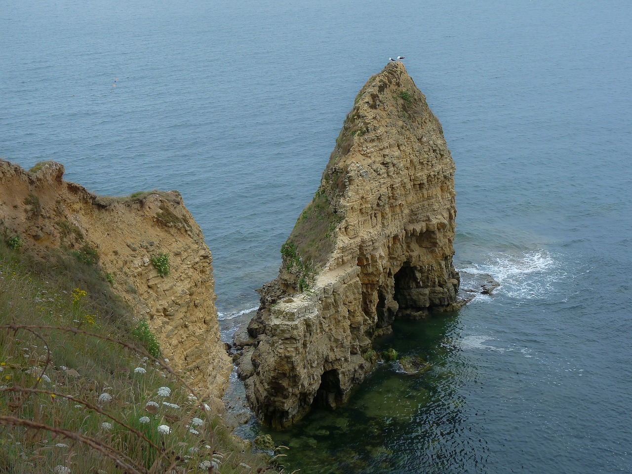 Normandija, D Diena, Nusileidimas, Pointe Du Hoc, Uolos, Nemokamos Nuotraukos,  Nemokama Licenzija