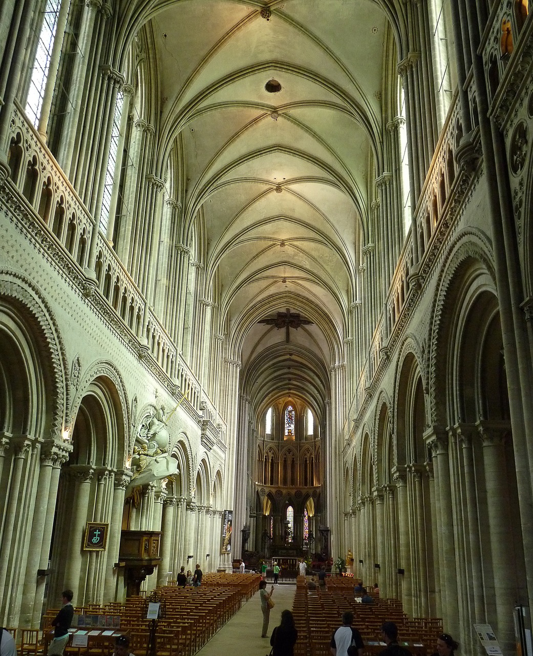Bayeux, Katedra, Normandija, Caen, Gotika, Interjeras, Nemokamos Nuotraukos,  Nemokama Licenzija