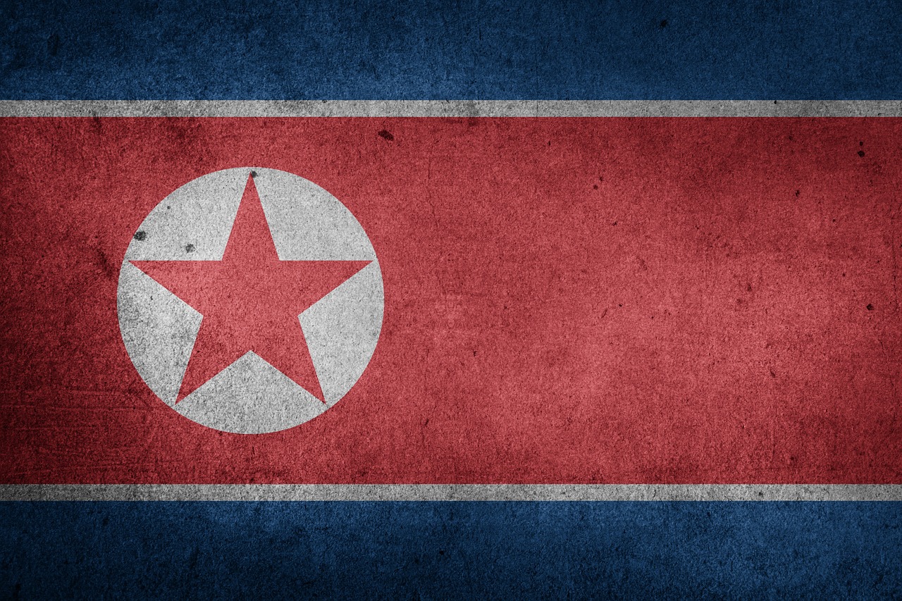 Šiaurės Korėja, Dprk, Korėja, Juche, Asija, Vėliava, Tautinė Vėliava, Grunge, Pyongyang, Kim Jong-Un
