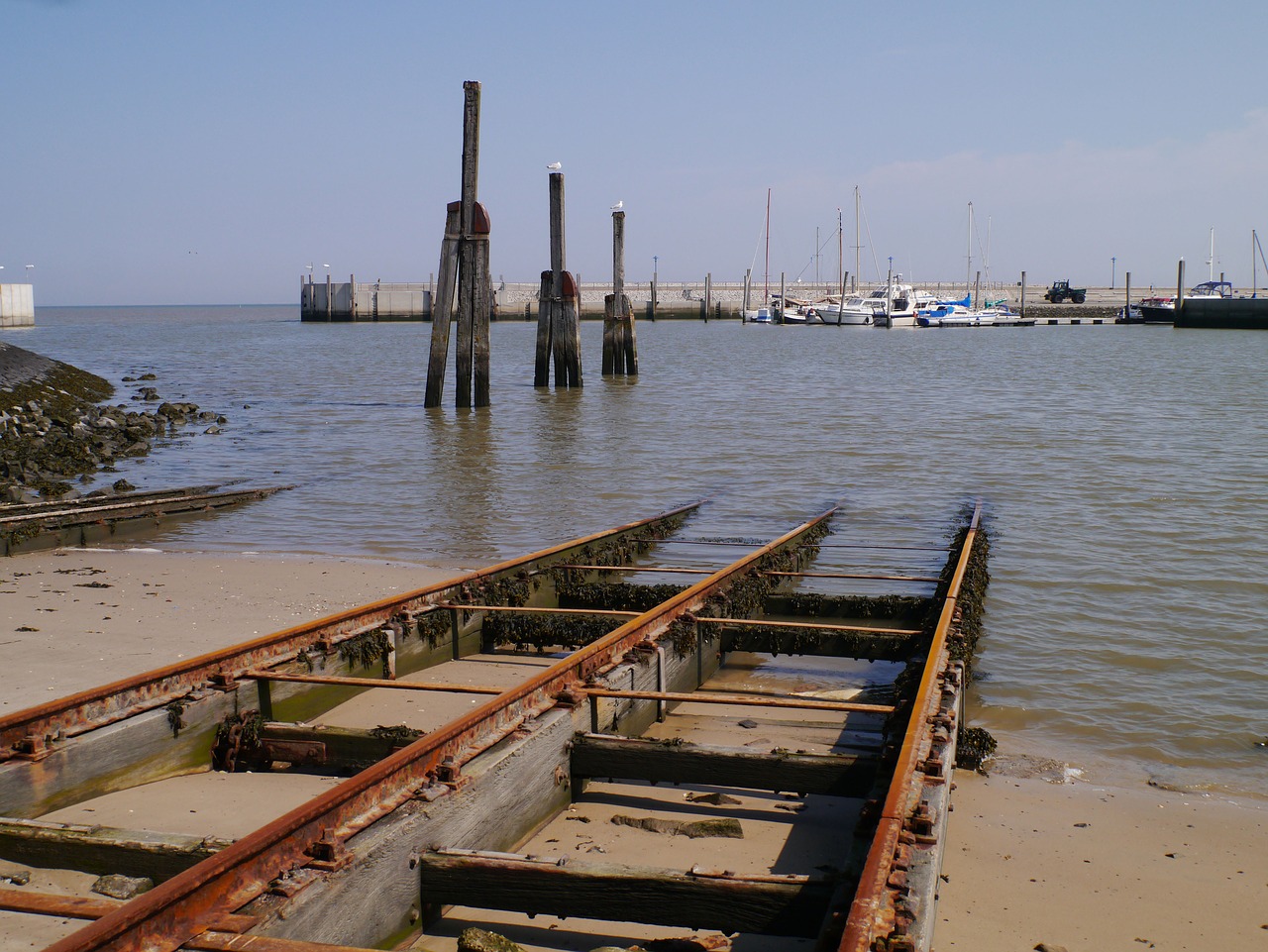 Šiaurės Jūra, Sielhafenas, Slipway, Mažoji Laivų Statykla, Wadden Jūra, Laivų Remontas, Groynes, Delfinas, Dokai, Neuharlingersiel