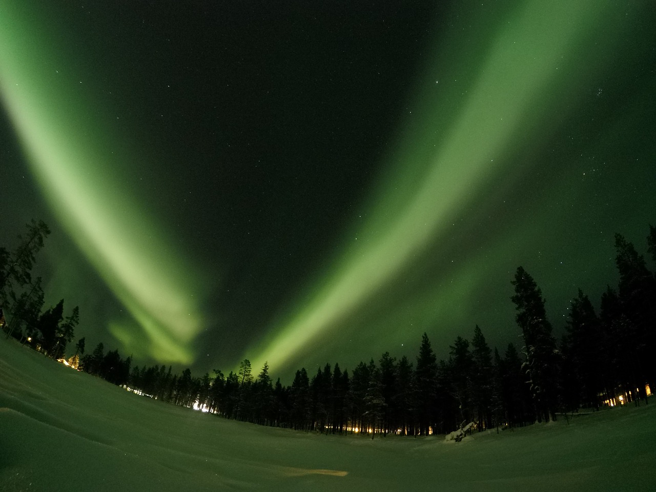Šiaurės Pašvaistė, Aurora Borealis, Laplandas, Finland, Arktinis Apskritimas, Naktinis Dangus, Nemokamos Nuotraukos,  Nemokama Licenzija
