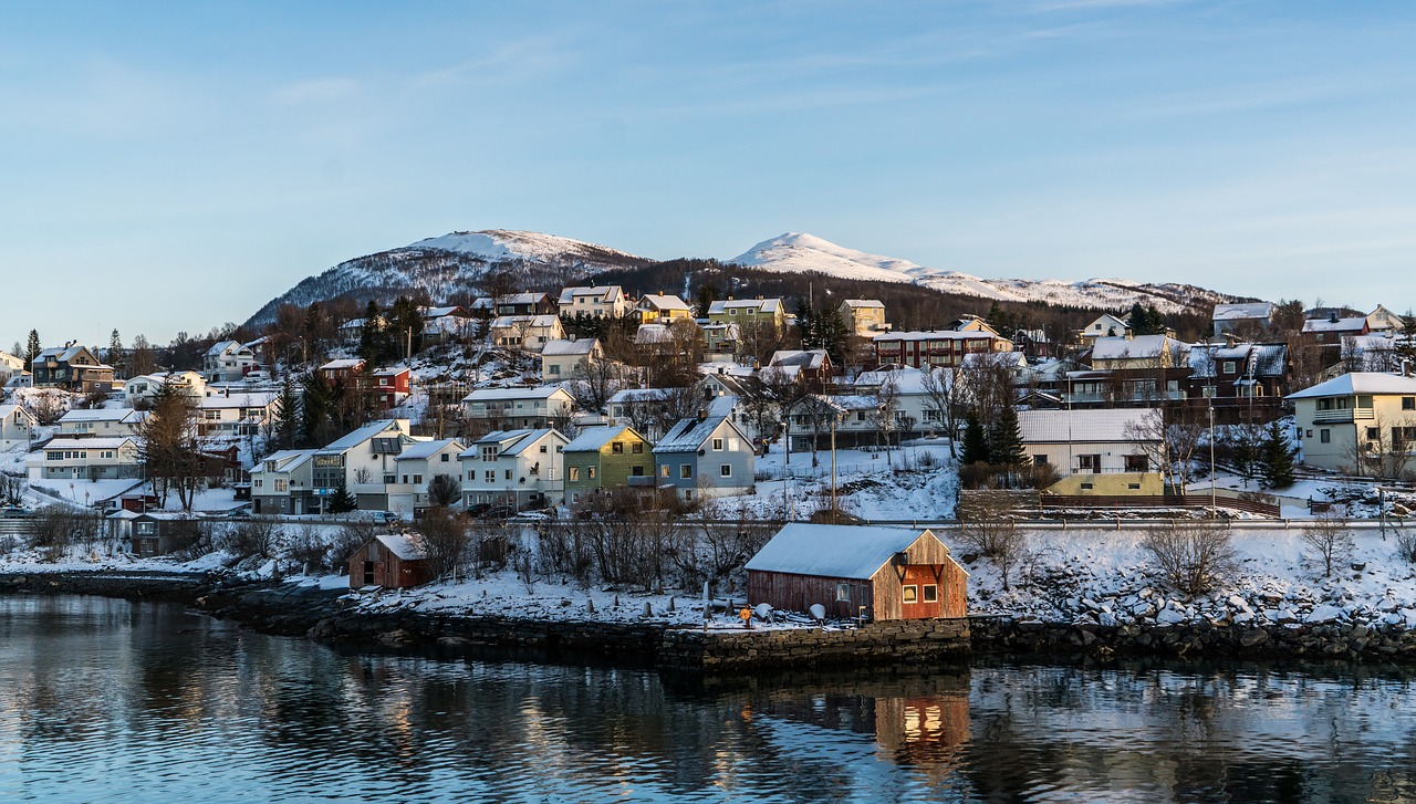 Norvegija, Kranto Linija, Vanduo, Skandinavija, Europa, Kraštovaizdis, Gamta, Dangus, Kalnas, Nuotykis