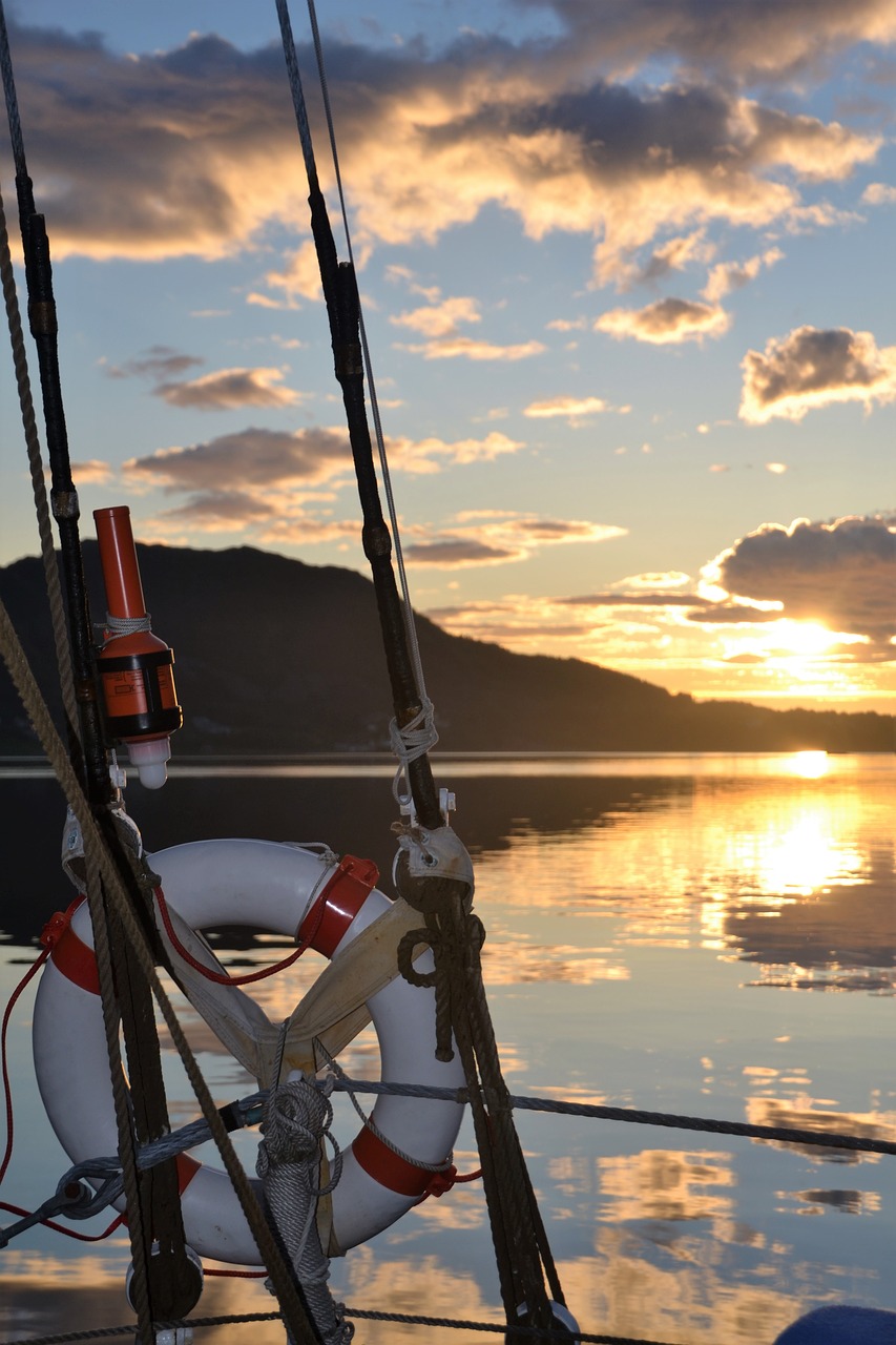 Norvegija, Kranto, Buriu, Skandinavija, Fjordas, Abendstimmung, Saulėlydis, Nemokamos Nuotraukos,  Nemokama Licenzija