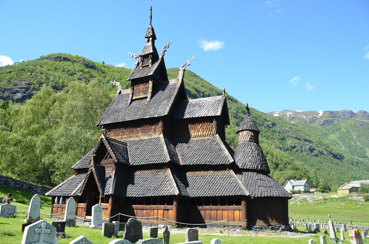 Norvegija, Borgundas, Bažnyčia, Nemokamos Nuotraukos,  Nemokama Licenzija