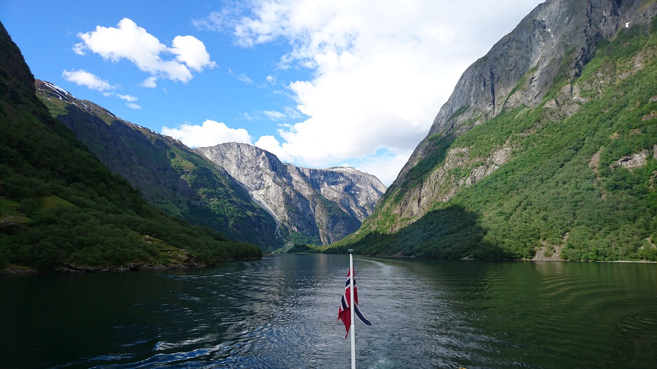 Norvegija, Närøyfjorden, Gudvangen, Nemokamos Nuotraukos,  Nemokama Licenzija