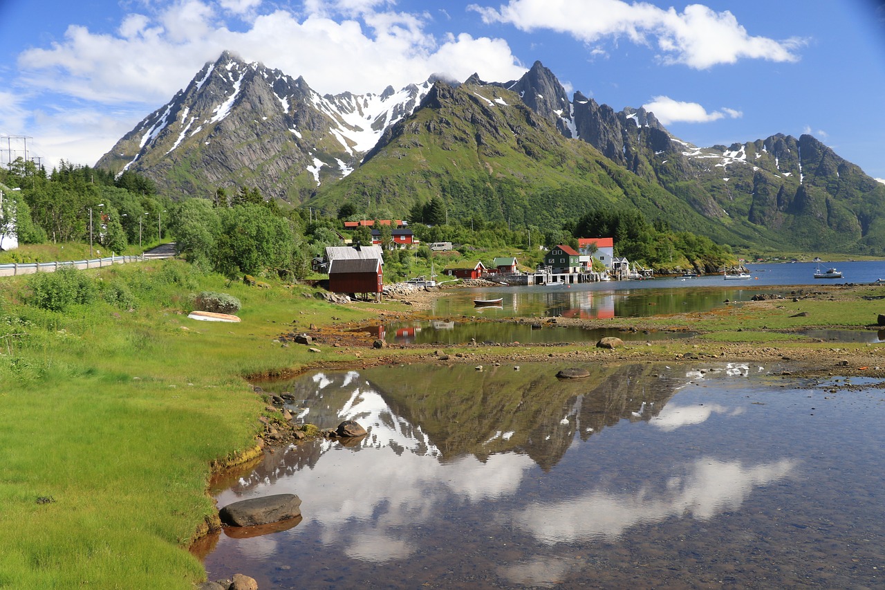 Norvegija, Lofoten, Peizažas, Lofoten Salos, Kalnas, Gamta, Nemokamos Nuotraukos,  Nemokama Licenzija