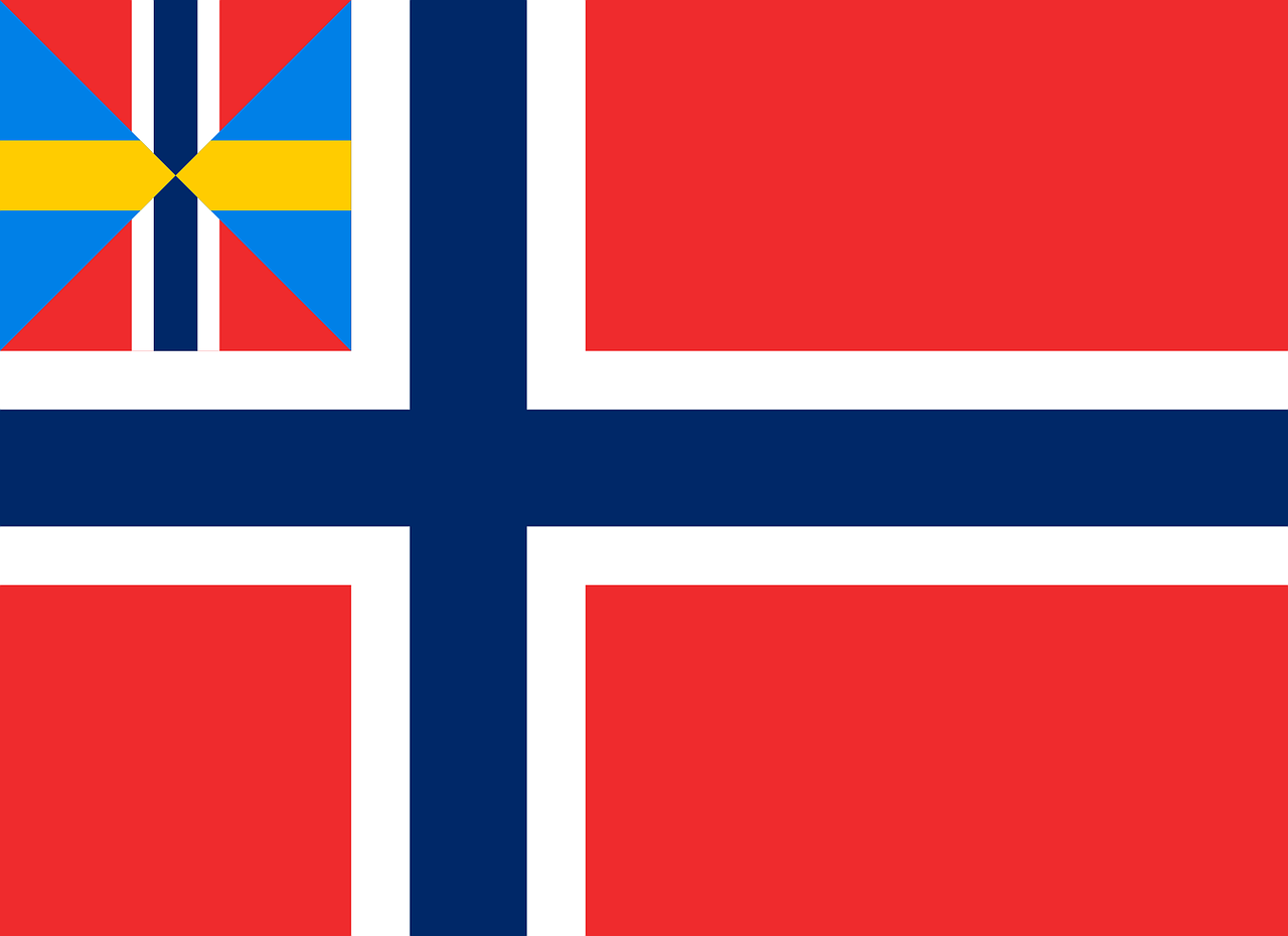 Norvegija, Vėliava, Nacionalinis, Prekybininkas, Simboliai, Ženklai, Senas, Silkė, Salotos, Švedija