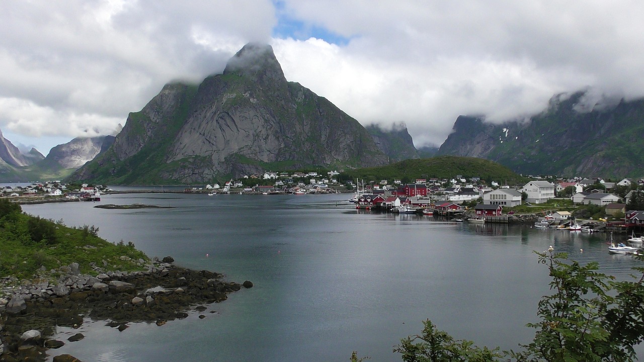 Norvegija,  Lofoten,  Skandinavija,  Lofoten Žvejų Kaimas, Nemokamos Nuotraukos,  Nemokama Licenzija