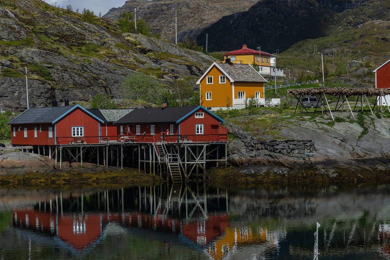 Norvegija,  Lofoten,  Norvegijos,  Vandens,  Kalnai,  Skandinavija,  Gamta, Nemokamos Nuotraukos,  Nemokama Licenzija