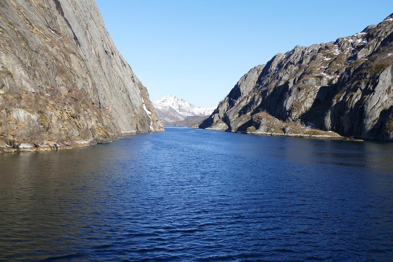 Norvegija,  Hurtigruten,  Fjord,  Kalnų,  Sniegas,  Upė, Nemokamos Nuotraukos,  Nemokama Licenzija