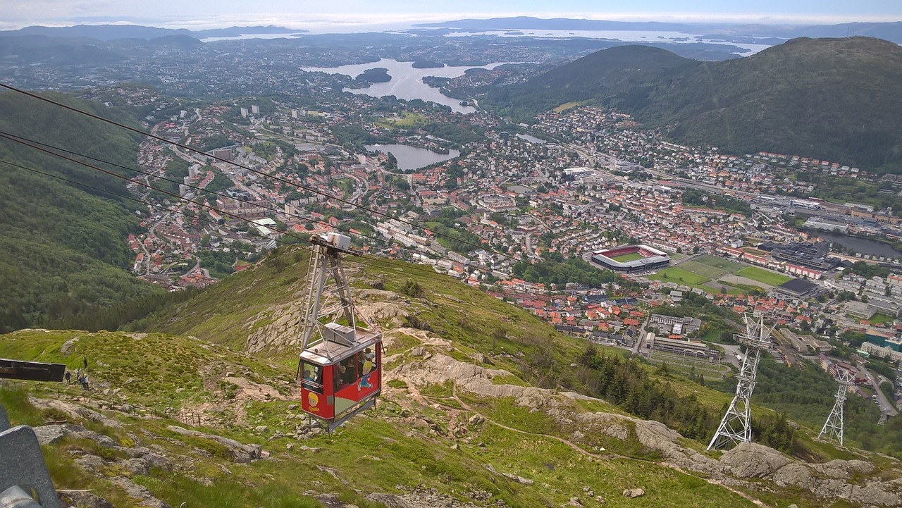 Norvegija, Ulrike Geležinkelis, Kalnai, Kabelis, Gondola, Kalnas, Kraštovaizdis, Nemokamos Nuotraukos,  Nemokama Licenzija