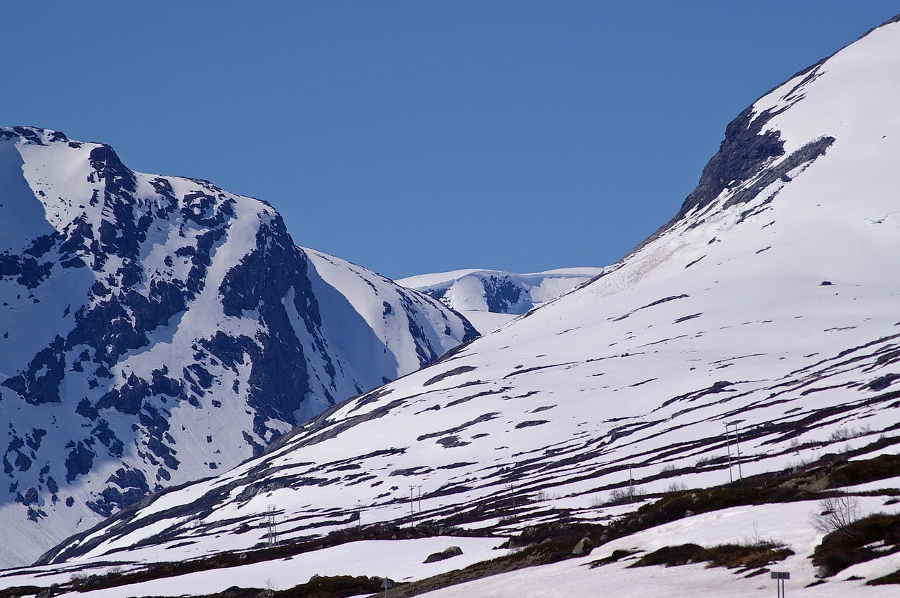 Norvegija,  Fjord Landchaft,  Kalnai,  Kraštovaizdis,  Gamta,  Kalnas,  Dangus,  Sniegas,  Aukščiausiojo Lygio Susitikimas,  Pavasaris