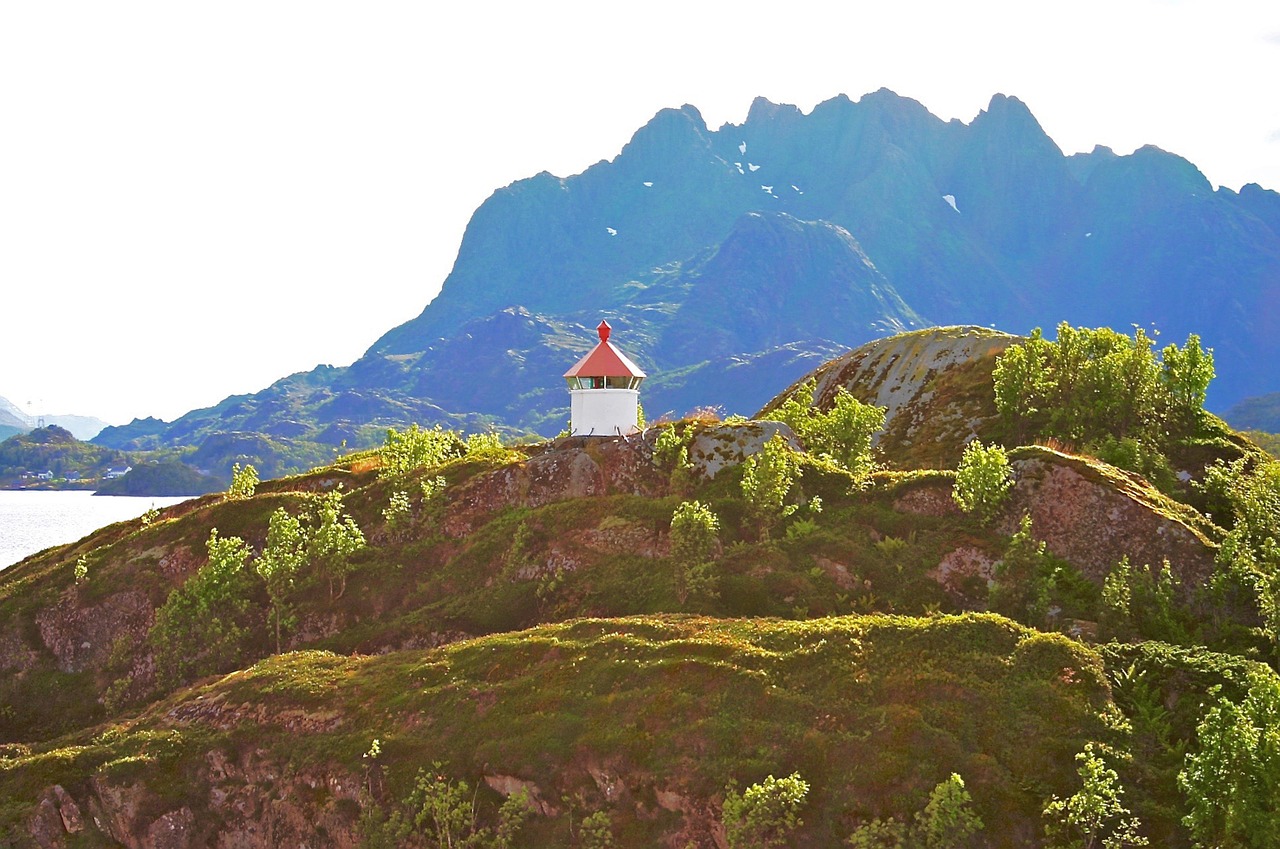 Norvegija, Fjordas, Daymark, Kraštovaizdis, Uolos, Jūra, Laivo Kelionė, Gamta, Kalnai, Dangus