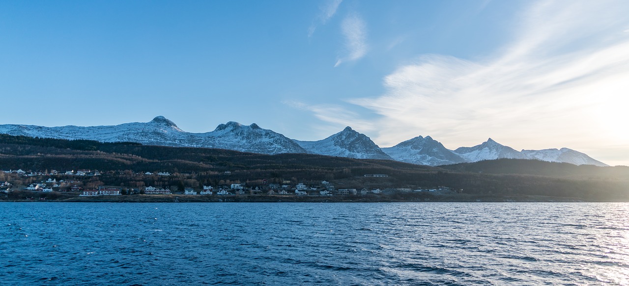 Norvegijos Pakrantė, Septynios Seserys, Kalnų, Skandinavija, Vaizdingas, Fjordas, Norvegų, Peizažas, Europa, Panorama