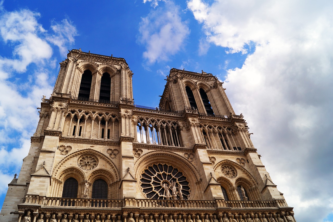 Notre-Dame, Paris, Bažnyčia, Katedra, Bokštas, France, Nemokamos Nuotraukos,  Nemokama Licenzija