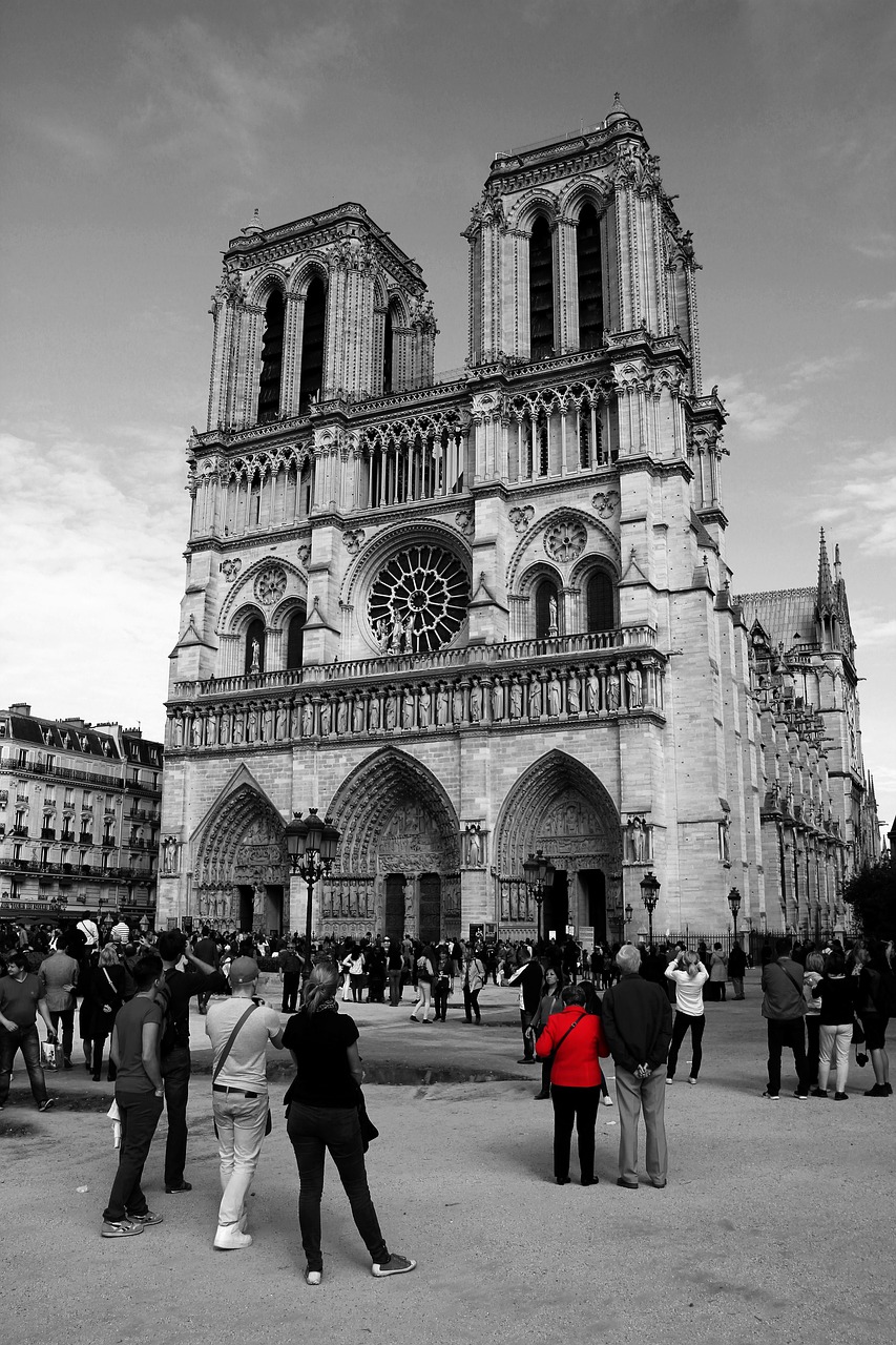 Notre Dame, Kateteras, Turistų Atrakcijos, Paris, France, Turizmas, Orientyras, Europa, Prancūzų Kalba, Architektūra