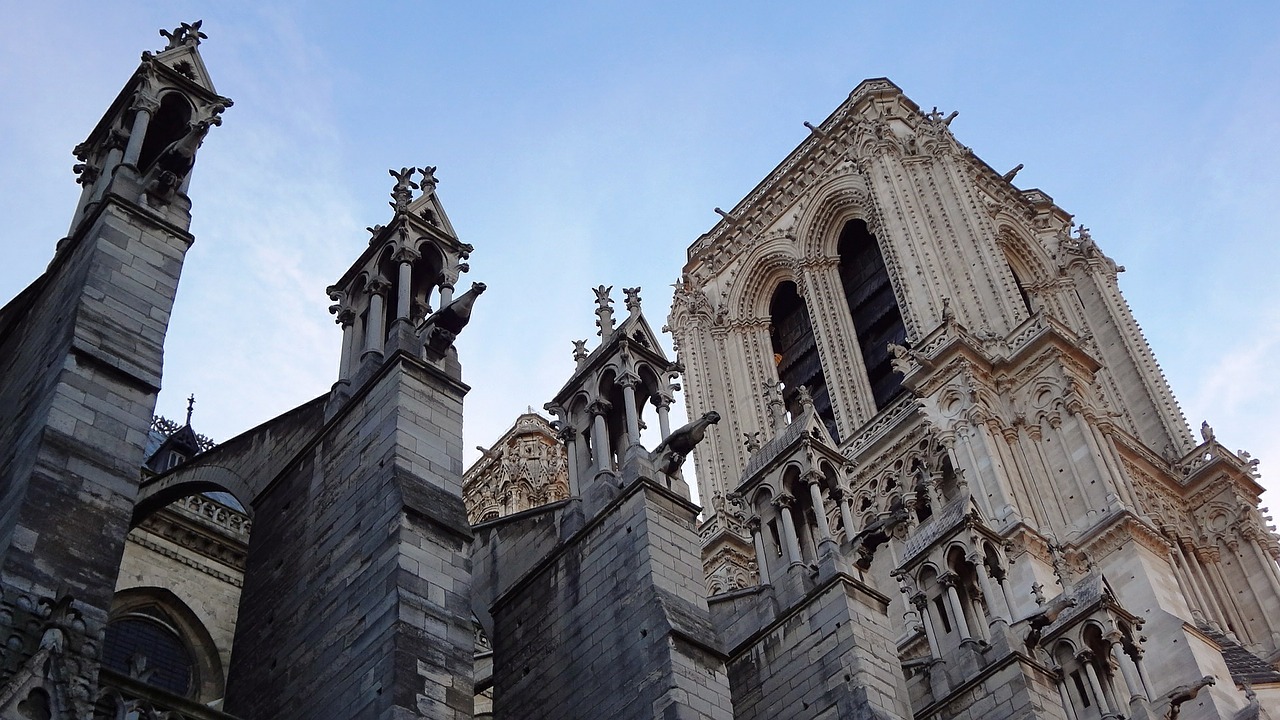 Notre Dame, Bažnyčios Bokštas, Gargoyles, Katedra, Paris, Nemokamos Nuotraukos,  Nemokama Licenzija