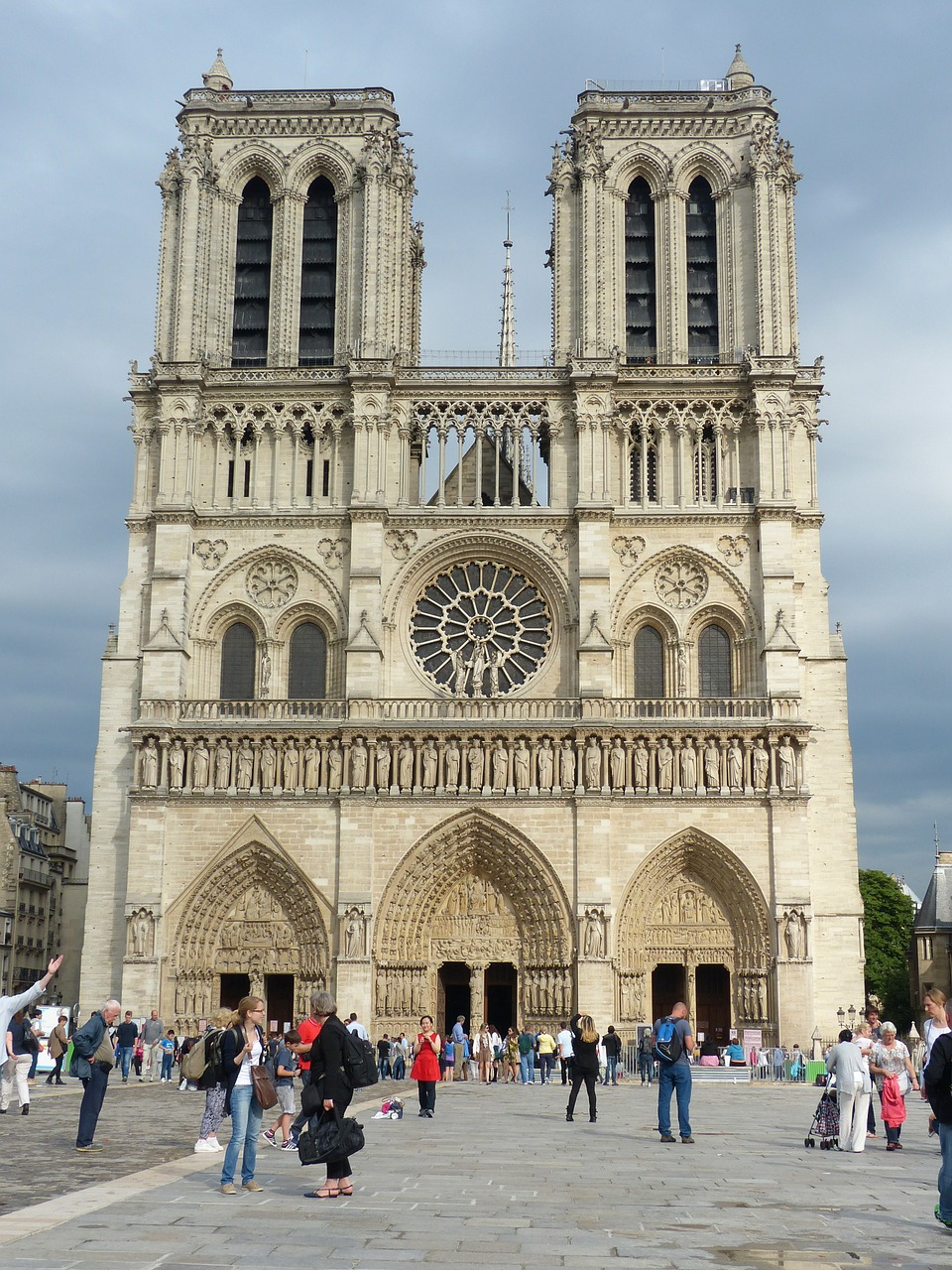 Notre Dame, Katedra, Paris, Fasadas, Bažnyčia, Nemokamos Nuotraukos,  Nemokama Licenzija