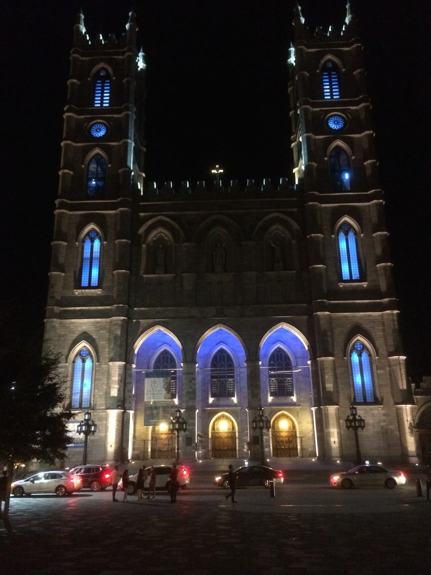 Notre-Dame,  Bazilika,  Monrealio,  Naktį,  Dievo Motinos Bazilika (Monrealis), Nemokamos Nuotraukos,  Nemokama Licenzija