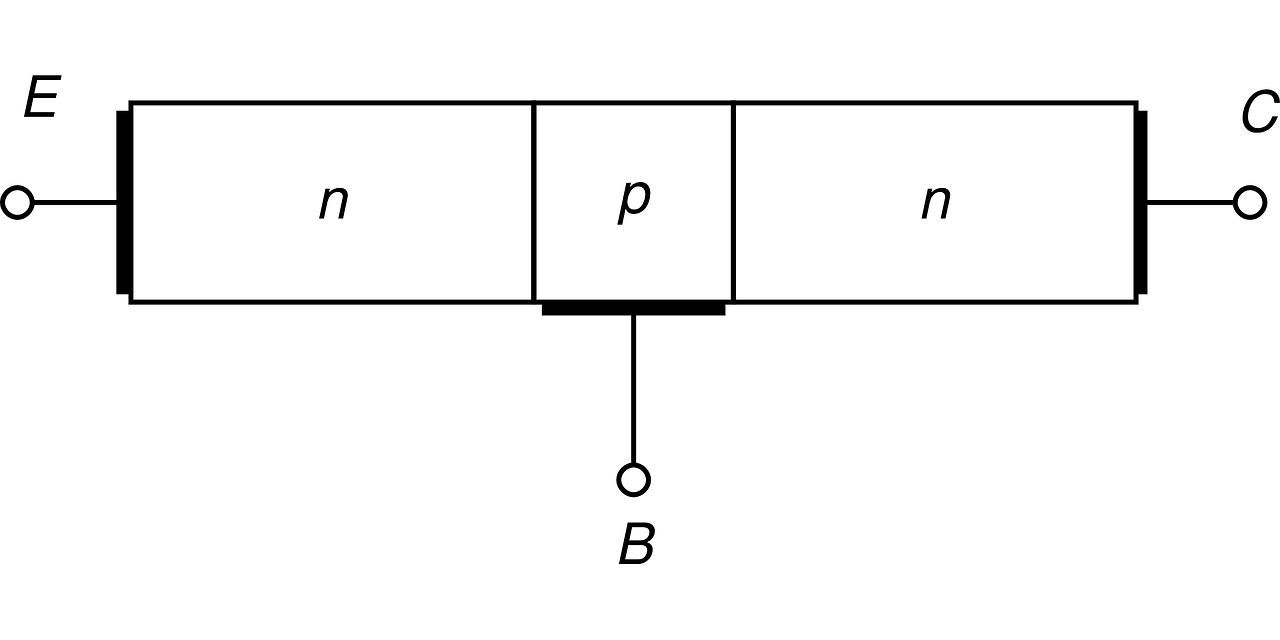 Npn, Tranzistorius, Grandinė, Elektronika, Puslaidininkis, Elektroninis, Vartai, Germaniumas, Nemokama Vektorinė Grafika, Nemokamos Nuotraukos